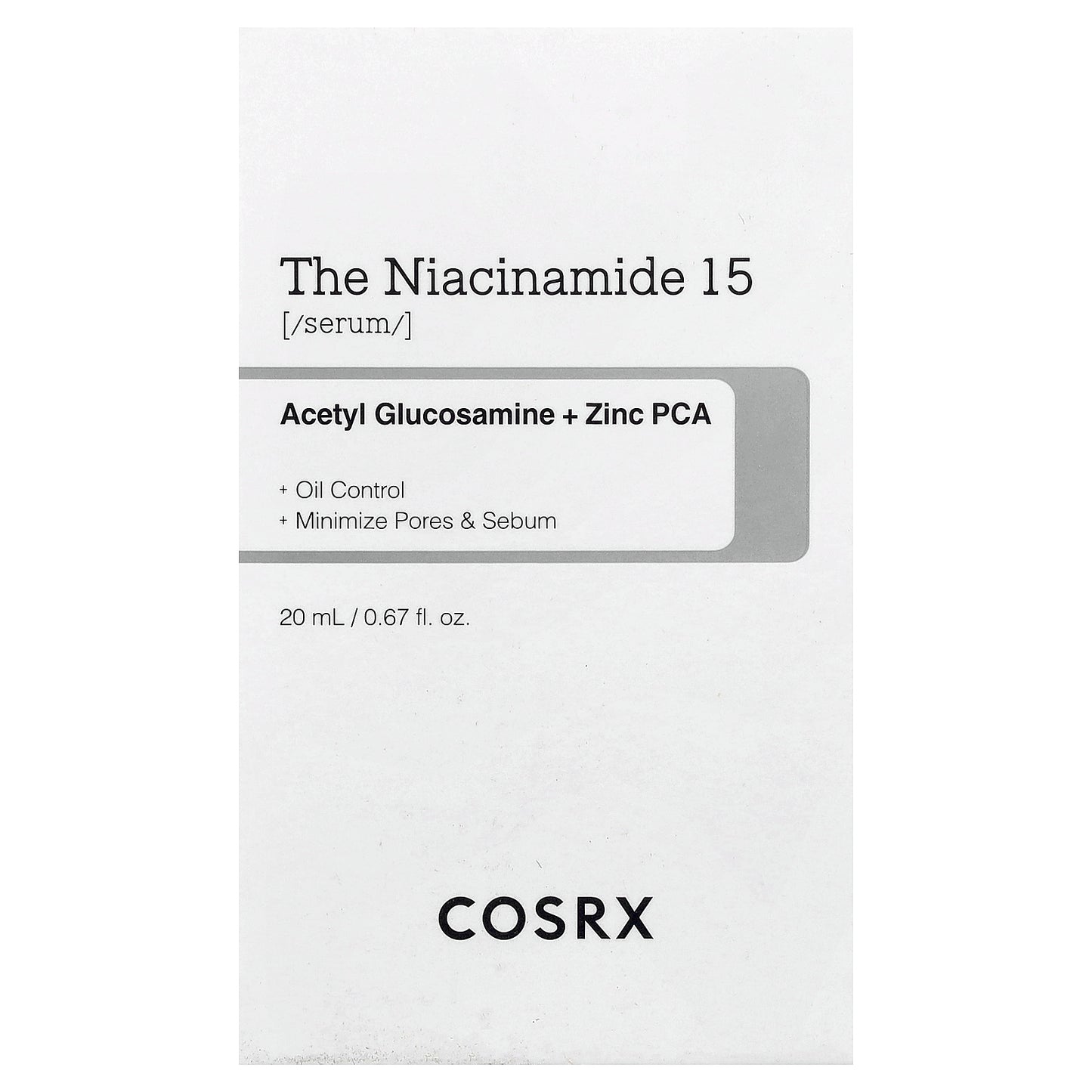 CosRx, The Niacinamide 15 Serum, 0.67 fl. oz. (20 ml)