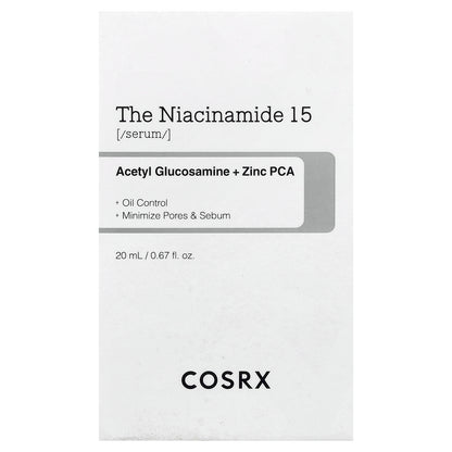 CosRx, The Niacinamide 15 Serum, 0.67 fl. oz. (20 ml)