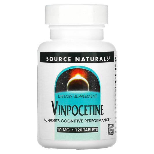 Source Naturals, Vinpocetine, 10 mg, 120 Tablets