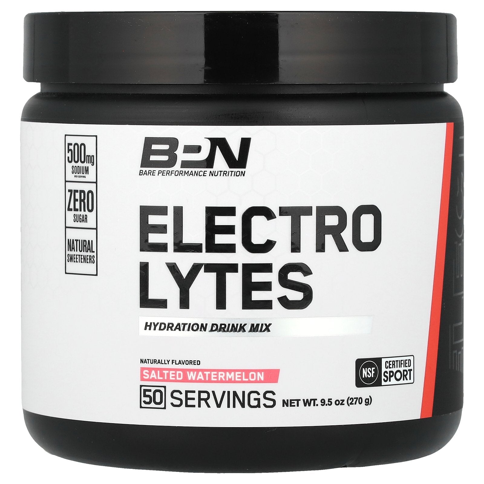 BPN, Electrolytes, Hydration Drink Mix, Salted Watermelon, 9.5 oz (270 g)