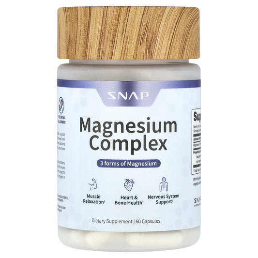 Snap Supplements, Magnesium Complex, 60 Capsules