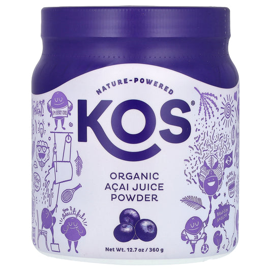 KOS, Organic Acai Juice Powder, 12.7 oz (360 g)