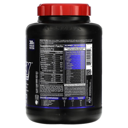 ALLMAX, CLASSIC ALLWHEY®, 100% Whey Protein Source, Cookies & Cream, 5 lbs. (2.27 kg)