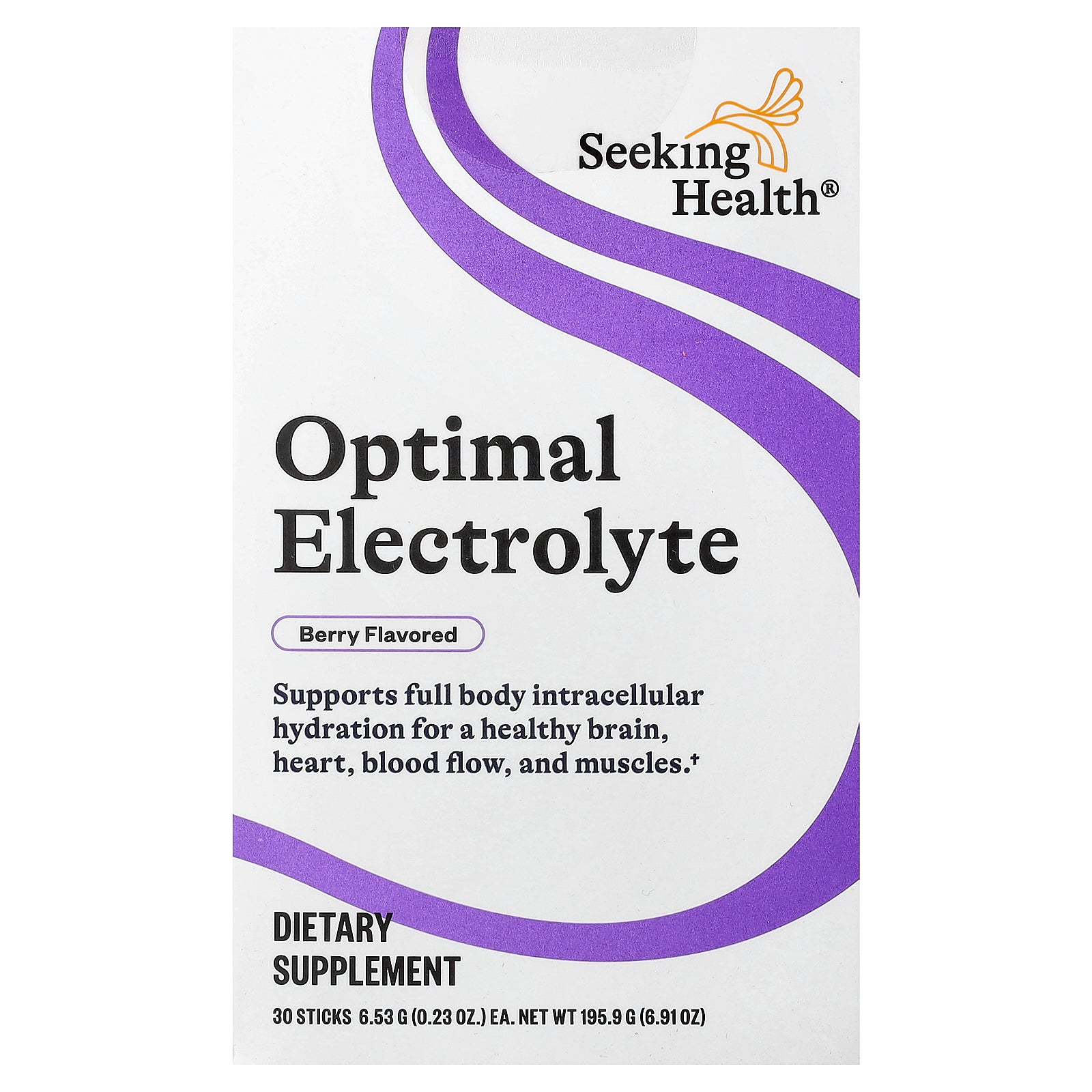 Seeking Health, Optimal Electrolyte, Berry, 30 Sticks, 0.23 oz (6.53 g) Each