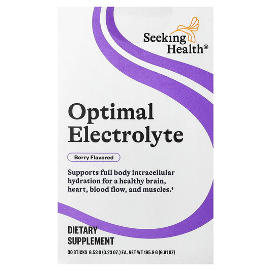 Seeking Health, Optimal Electrolyte, Berry, 30 Sticks, 0.23 oz (6.53 g) Each