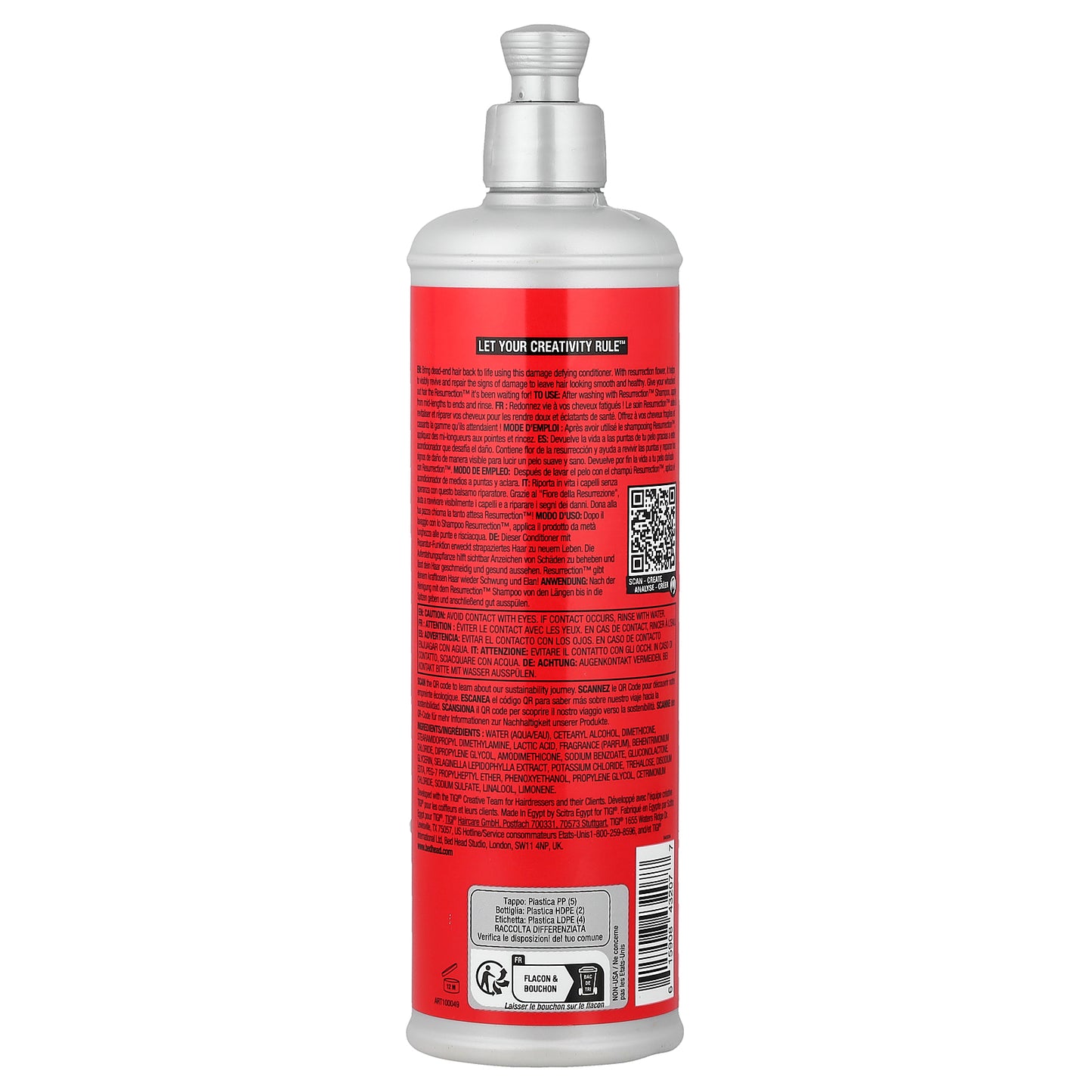 TIGI, Bed Head, Resurrection™, Super Repair Conditioner, For Weak, Brittle Hair, 13.53 fl oz (400 ml)
