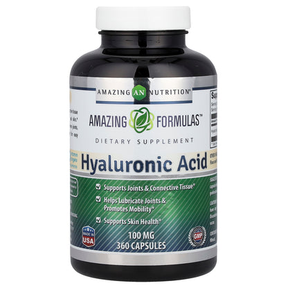 Amazing Nutrition, Hyaluronic Acid, 100 mg, 360 Capsules