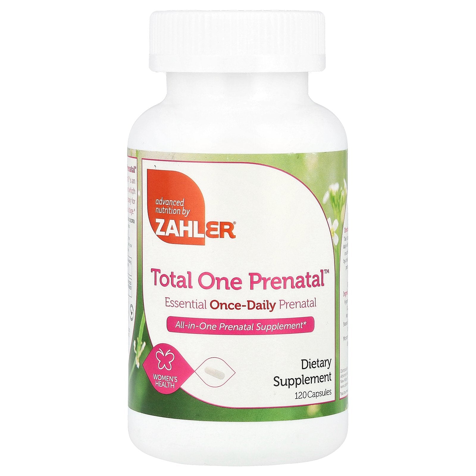 Zahler, Total One Prenatal™, Essential Once-Daily Prenatal, 120 Capsules