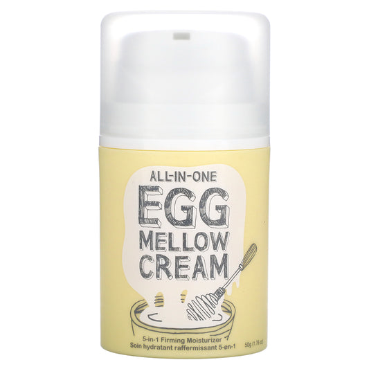 Too Cool for School, All-in-One Egg Mellow Cream, 5-in-1 Firming Moisturizer, 1.76 oz (50 g)