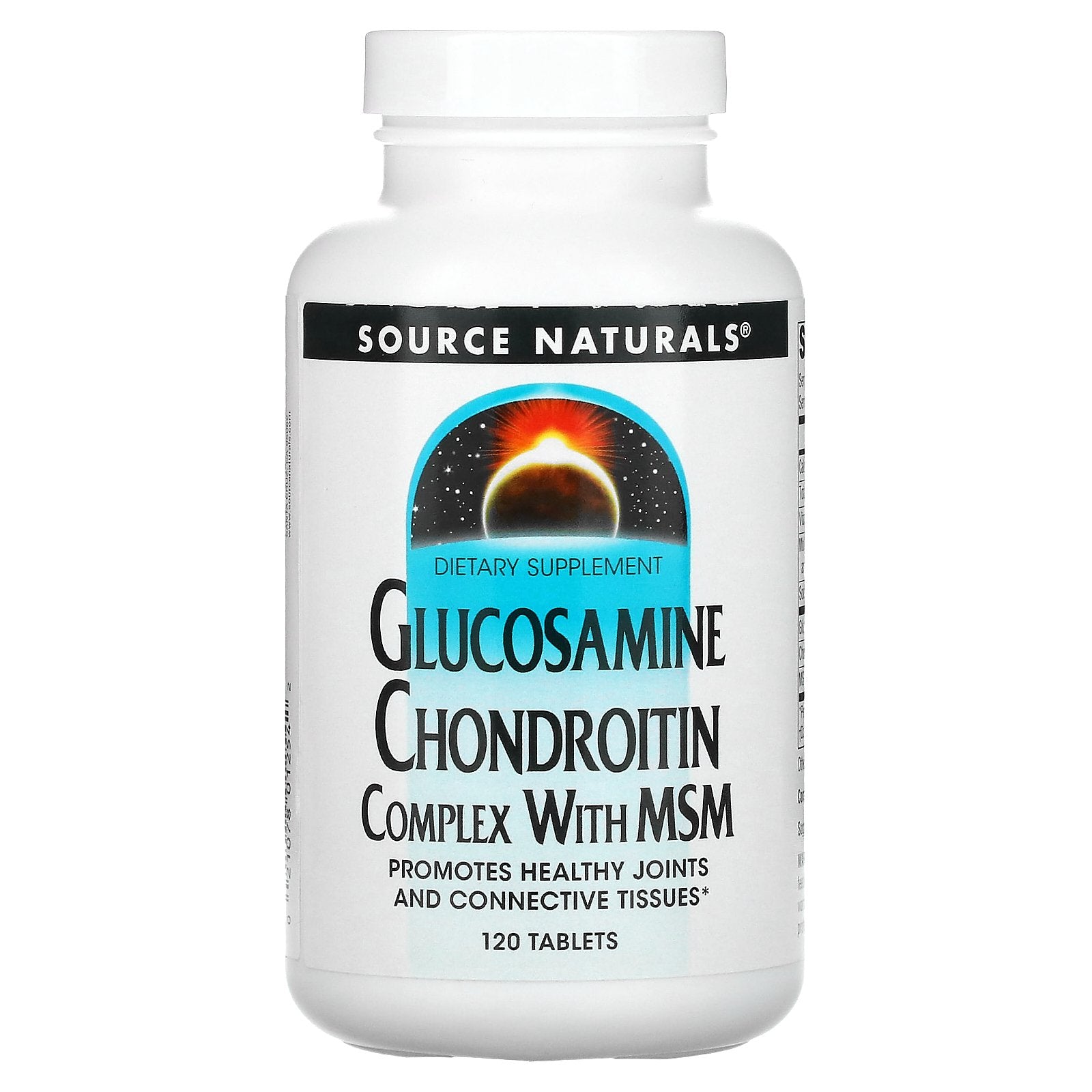 Source Naturals, Glucosamine Chondroitin Complex With MSM, 120 Tablets