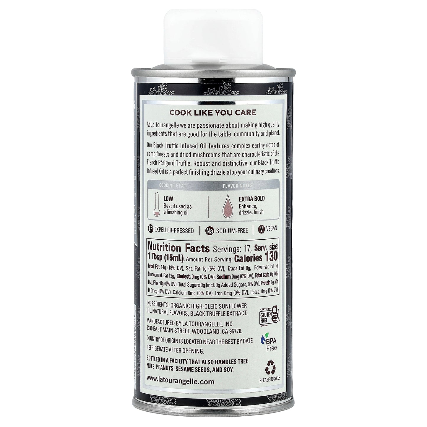 La Tourangelle, Infused Black Truffle Oil, 8.45 fl oz (250 ml)