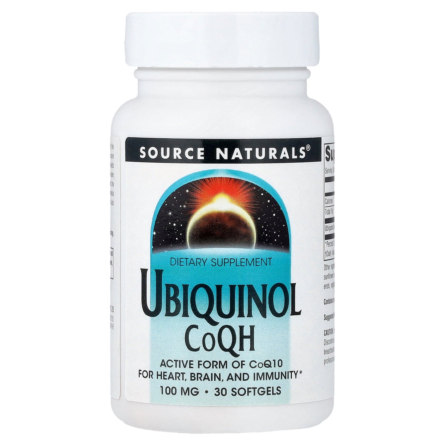 Source Naturals, Ubiquinol, CoQH, 100 mg, 30 Softgels