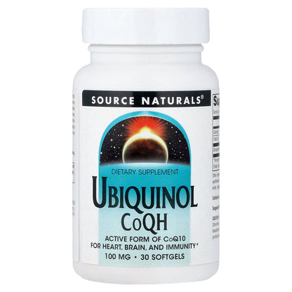 Source Naturals, Ubiquinol, CoQH, 100 mg, 30 Softgels