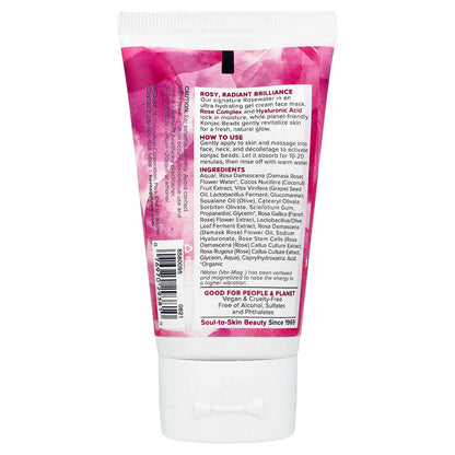 Heritage Store, Rosewater Jelly Mask, Dry to Combination Skin, 2 oz (60 g)