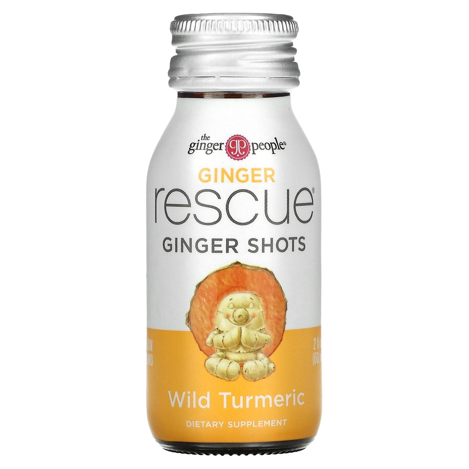 The Ginger People, Ginger Rescue Shots, Wild Turmeric, 2 fl oz (60 ml)