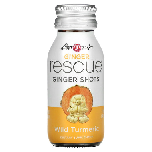 The Ginger People, Ginger Rescue Shots, Wild Turmeric, 2 fl oz (60 ml)