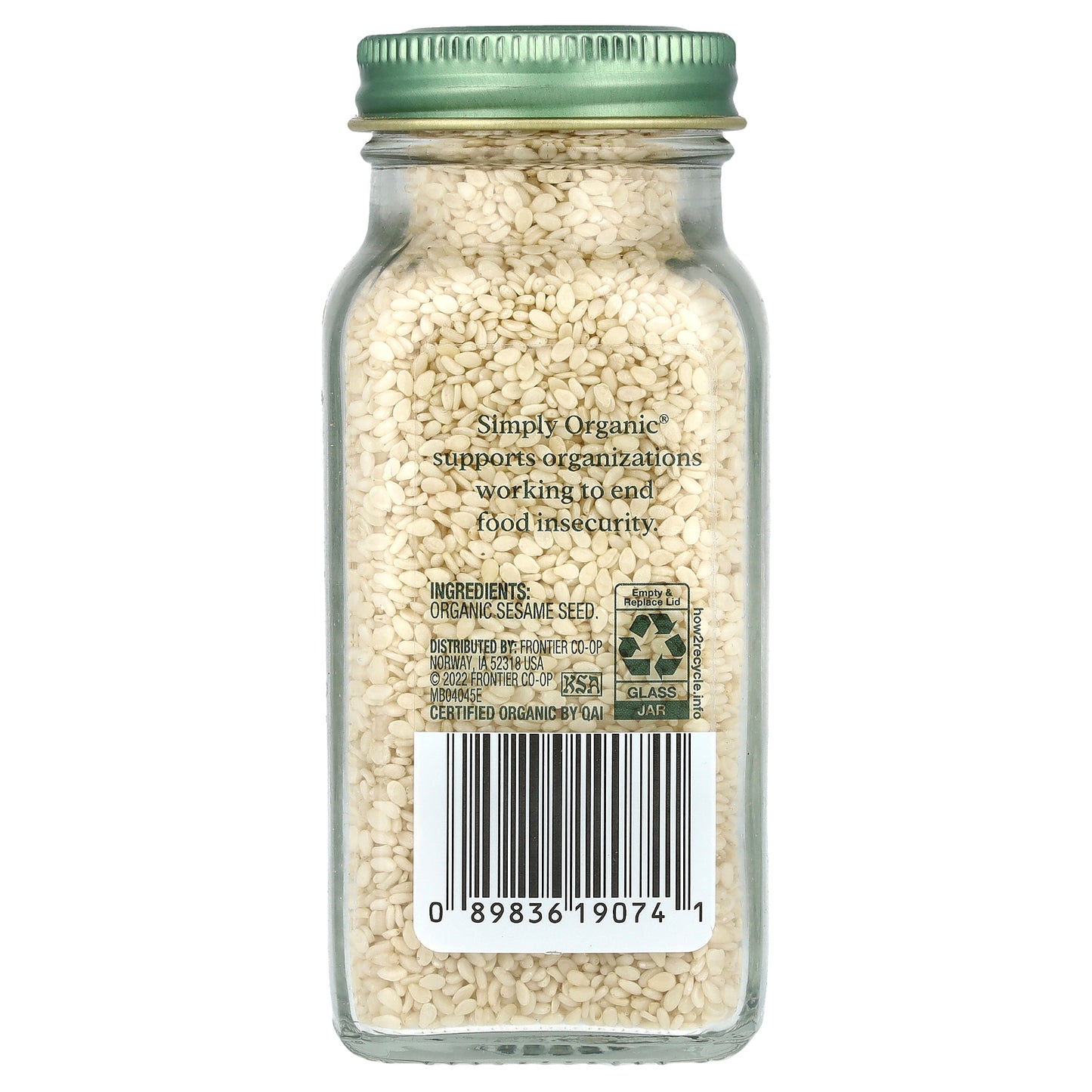 Simply Organic, Sesame Seed , 3.21 oz (91 g)