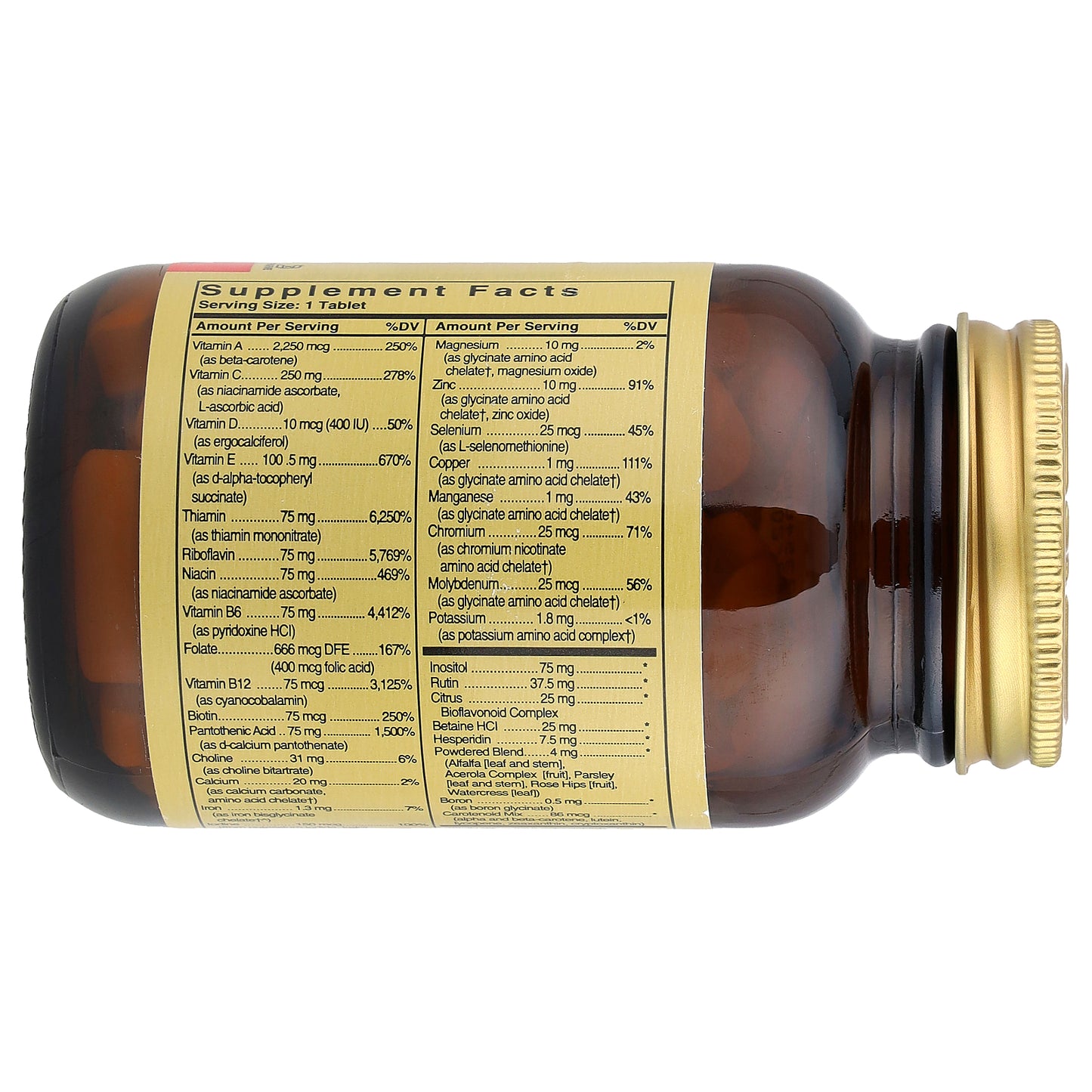 Solgar, Formula V™ VM-75®, 60 Tablets