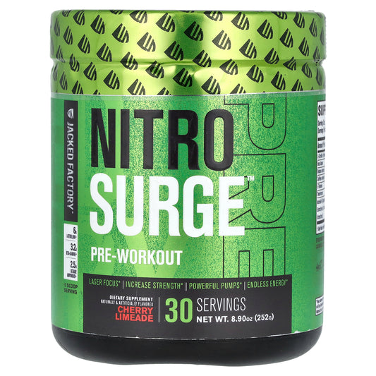 Jacked Factory, Nitro Surge, Pre-Workout, Cherry Limeade, 8.9 oz (252 g)