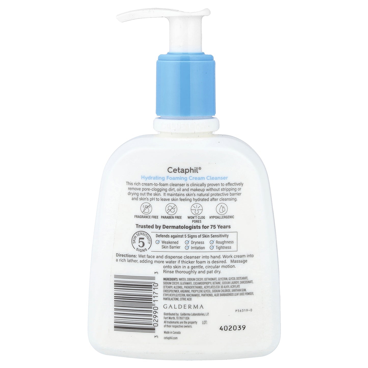 Cetaphil, Hydrating Foaming Cream Cleanser, Normal to Dry Skin, 8 fl oz (237 ml)