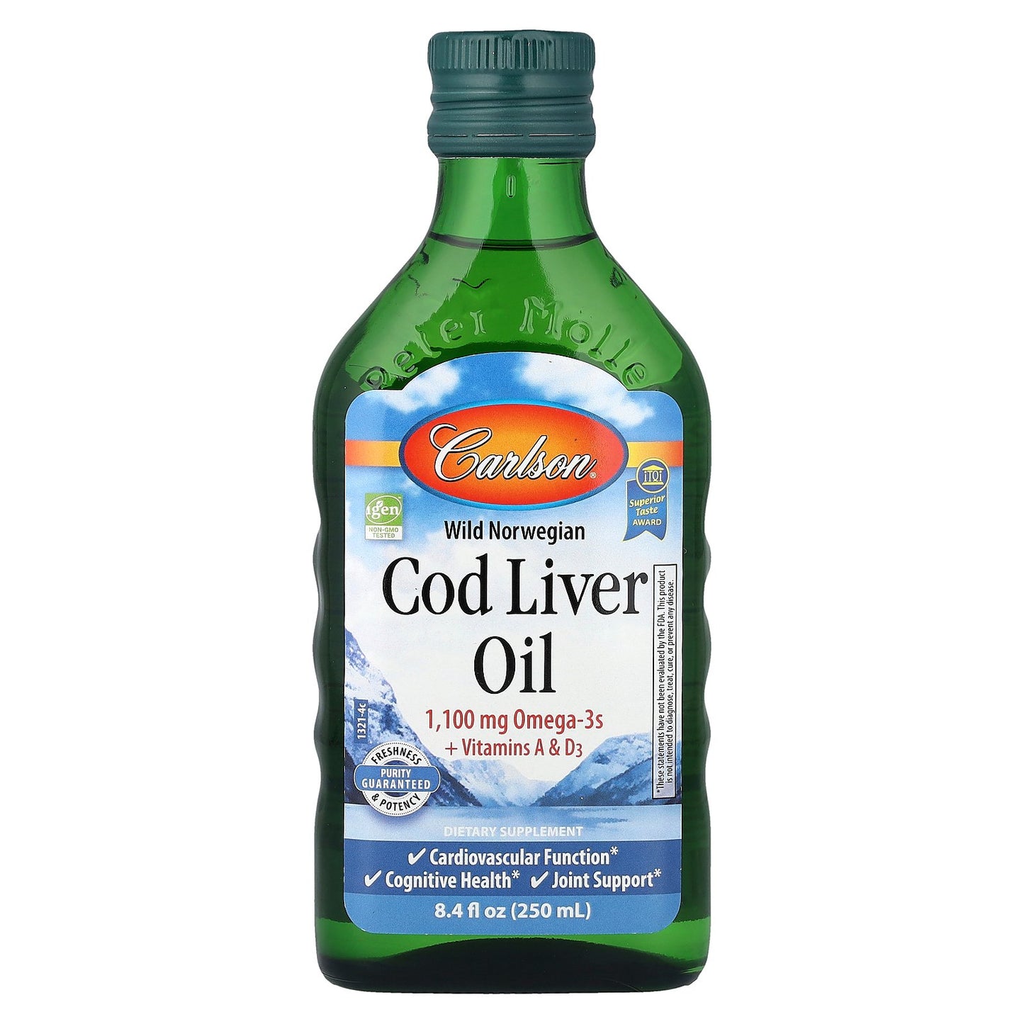 Carlson, Wild Norwegian Cod Liver Oil, 8.4 fl oz (250 ml)