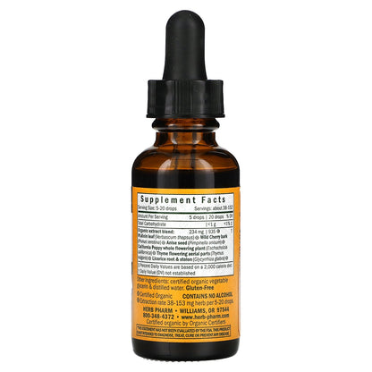 Herb Pharm, Kids, Cough Crusader, 1 fl oz (30 ml)