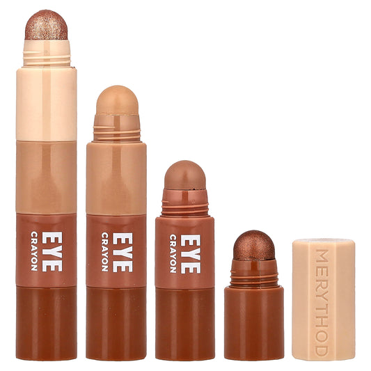 Merythod, Reeledge Eye Crayon, 02 Flat Brown, 0.16 oz (4.4 g)