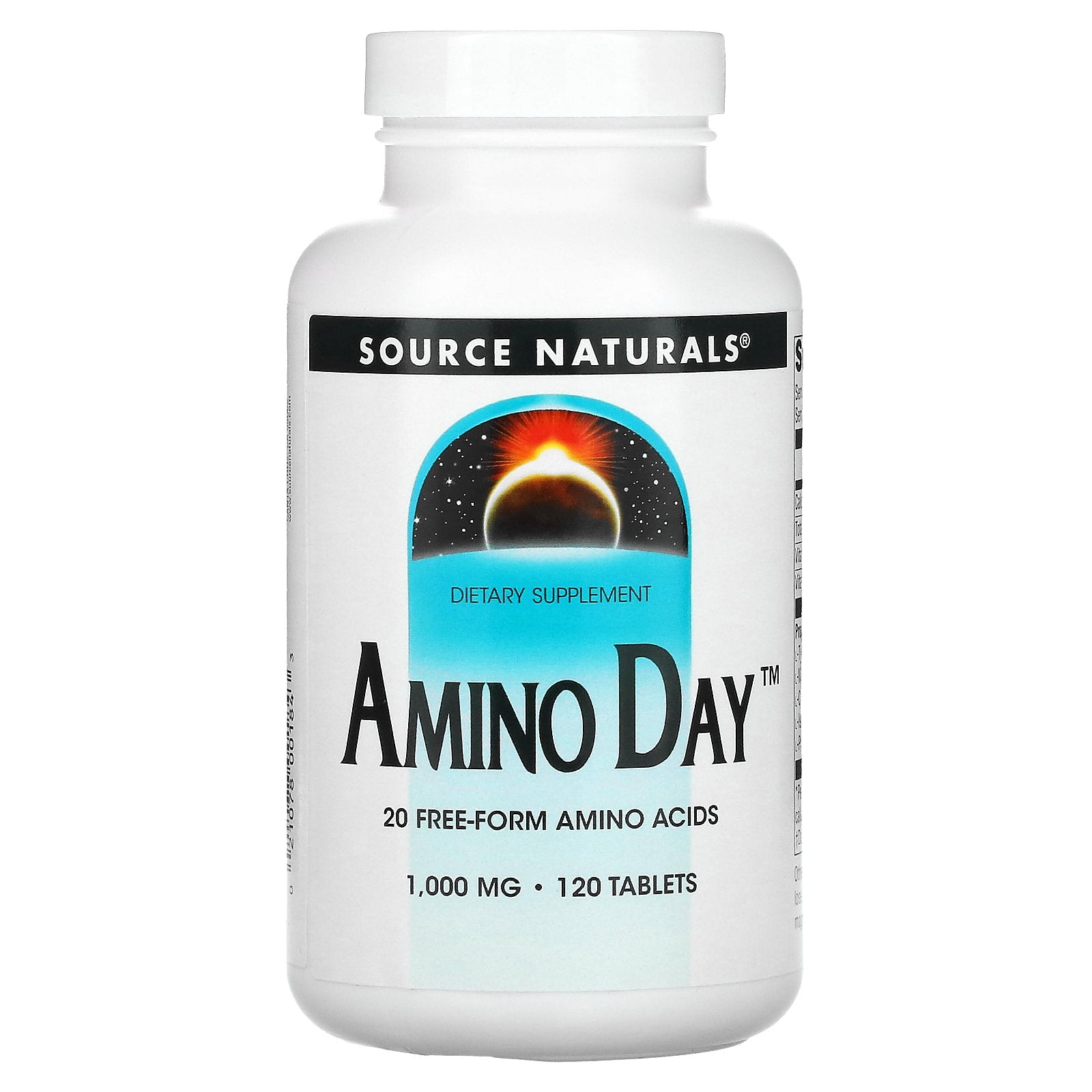 Source Naturals, Amino Day, 1,000 mg, 120 Tablets