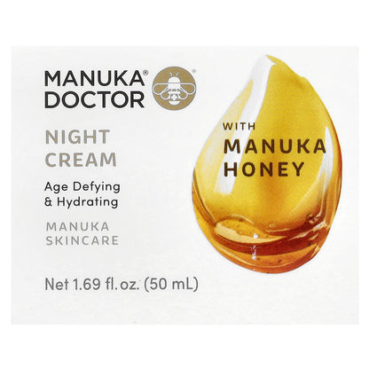 Manuka Doctor, Night Cream with Manuka Honey, 1.69 fl oz (50 ml)