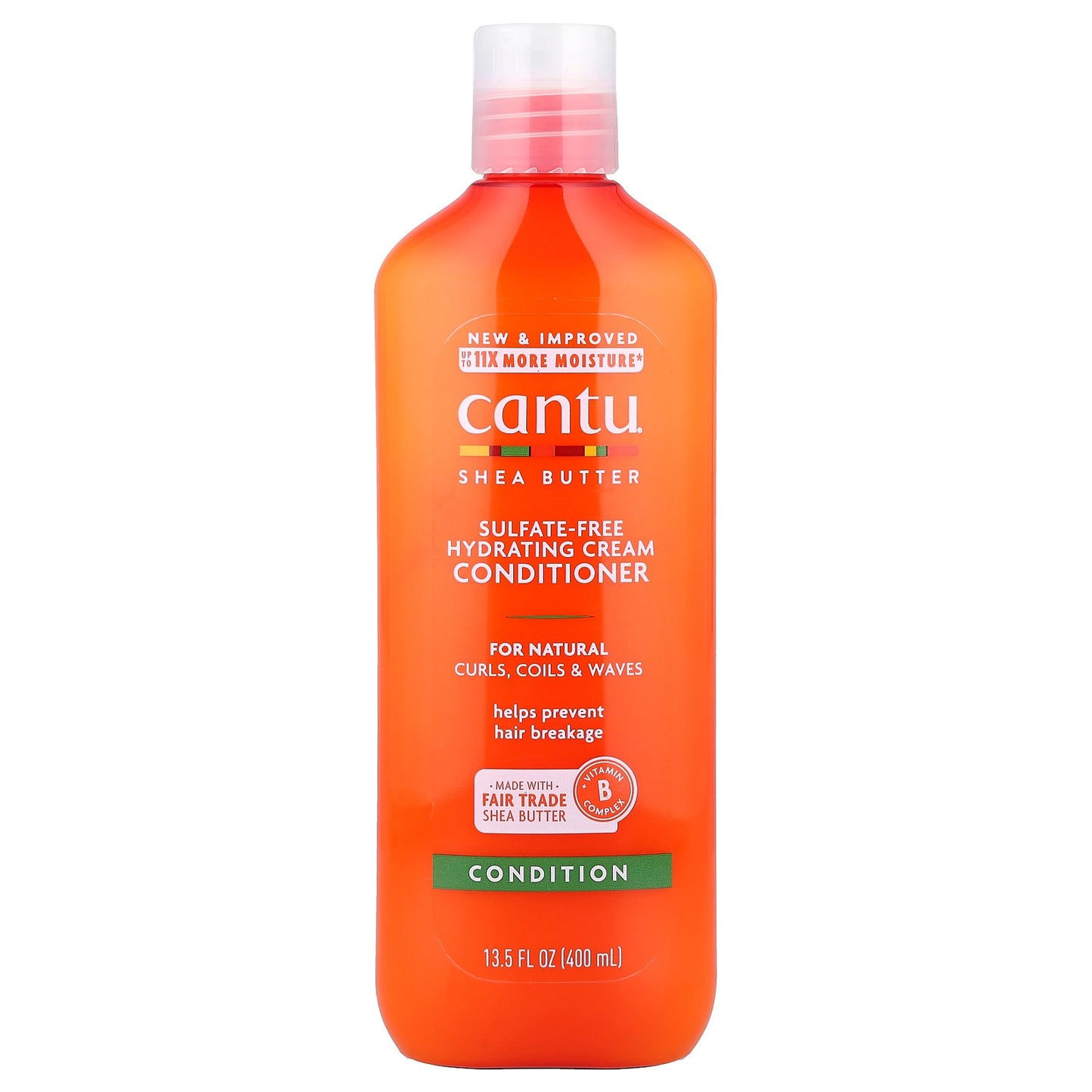 Cantu, Shea Butter, Sulfate-Free Hydrating Cream Conditioner, For Natural Curls, Coils & Waves, 13.5 fl oz (400 ml)