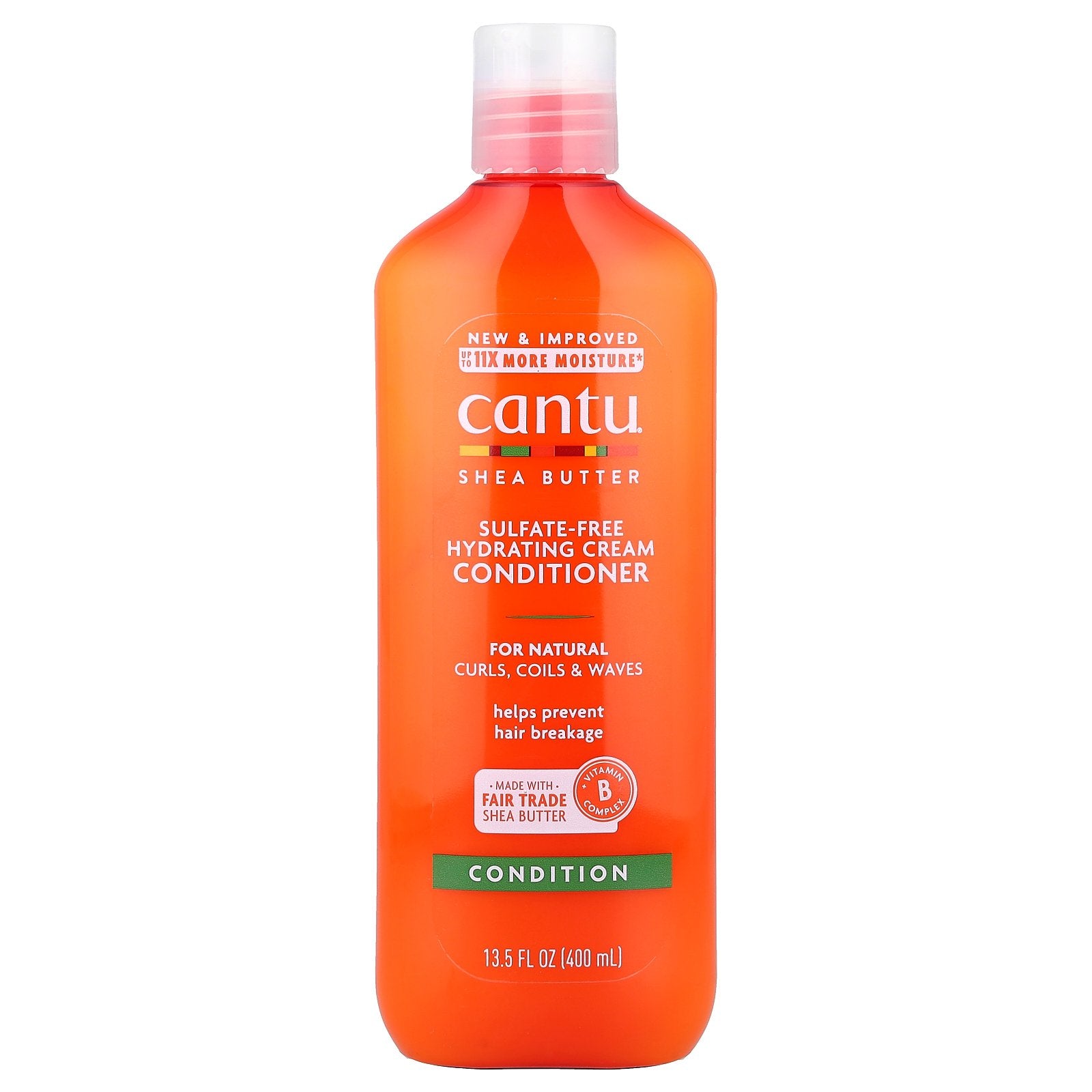Cantu, Shea Butter, Sulfate-Free Hydrating Cream Conditioner, For Natural Curls, Coils & Waves, 13.5 fl oz (400 ml)