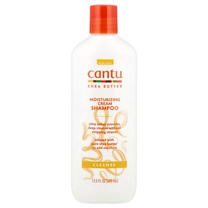 Cantu, Shea Butter, Moisturizing Cream Shampoo, 13.5 fl oz (400 ml)