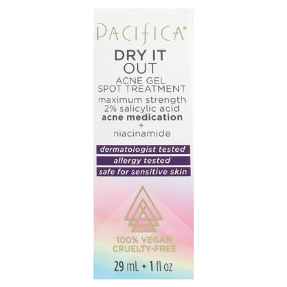 Pacifica, Dry It Out, Acne Gel Spot Treatment, 1 fl oz (29 ml)