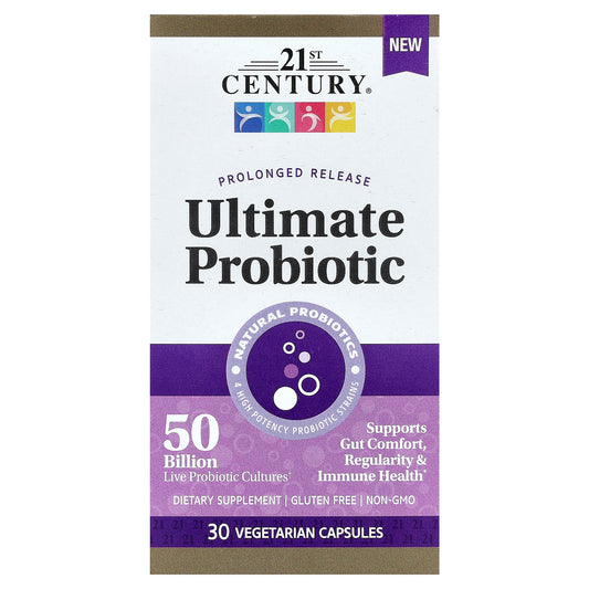 21st Century, Ultimate Probiotic, 50 Billion, 30 Vegetarian Capsules