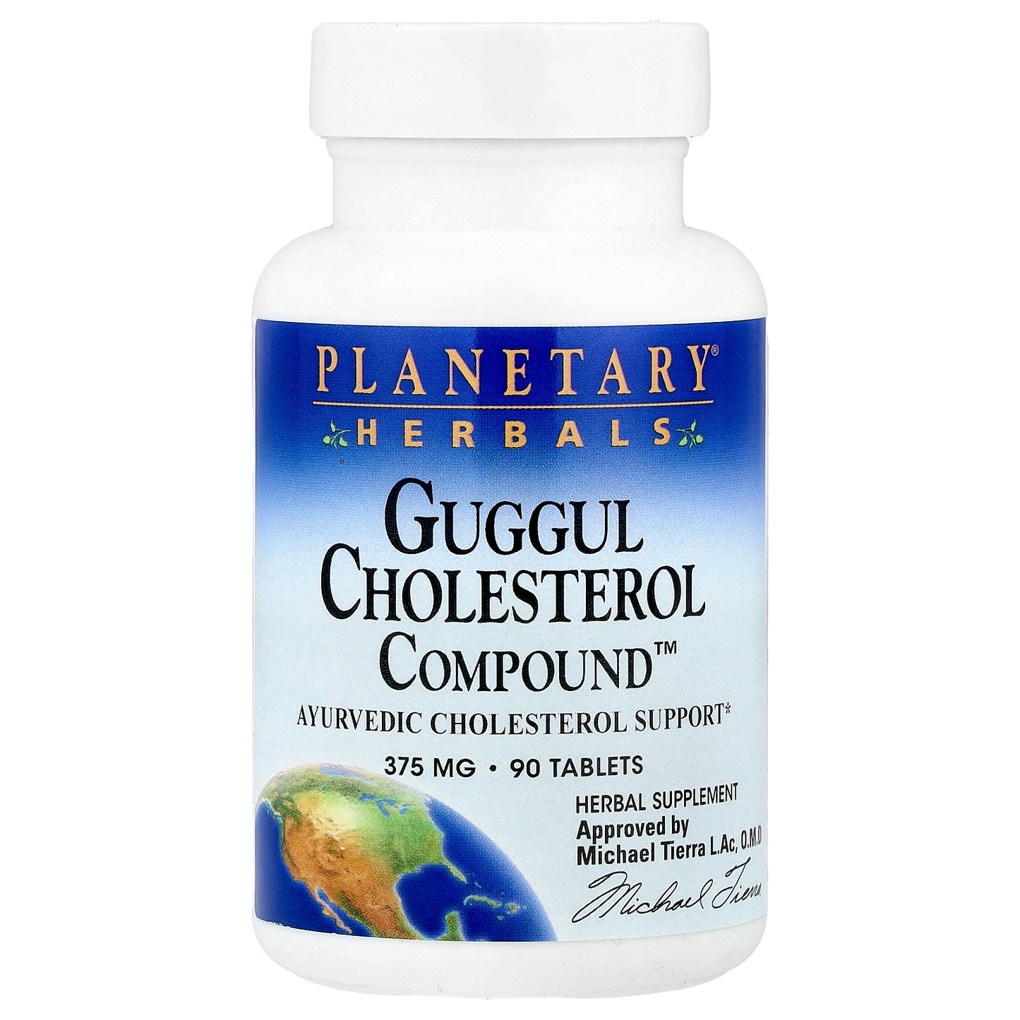 Planetary Herbals, Guggul Cholesterol Compound™, 90 Tablets