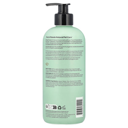 ATTITUDE, Furry Friends, Natural Pet Care, Soothing Oat Shampoo, Unscented, 16 fl oz (473 ml)
