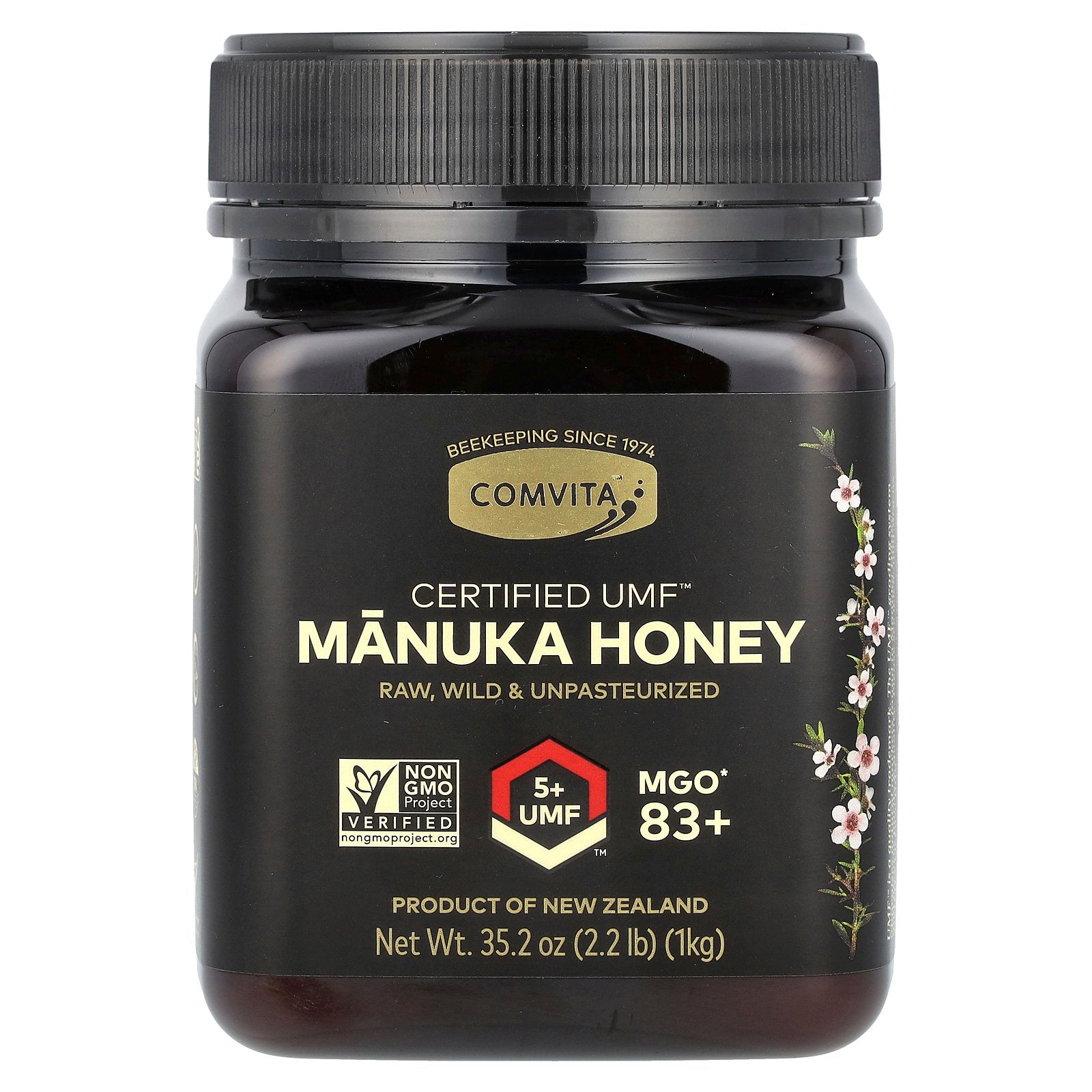 Comvita, Manuka Honey, UMF 5+, MGO 83+, 35.2 oz (1 kg)