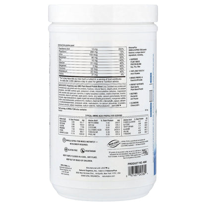 NaturesPlus, Spiru-Tein®, Protein Powder Meal, Vanilla, 1.06 lbs (480 g)