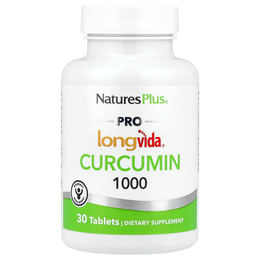 NaturesPlus, Pro Longvida® Curcumin 1000, 1,000 mg, 30 Tablets