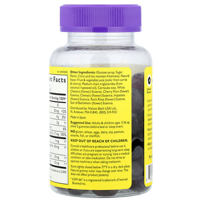 Bach, Rescue Plus®, Sleep & Stress Support Gummies, Blueberry, 60 Vegan Gummies