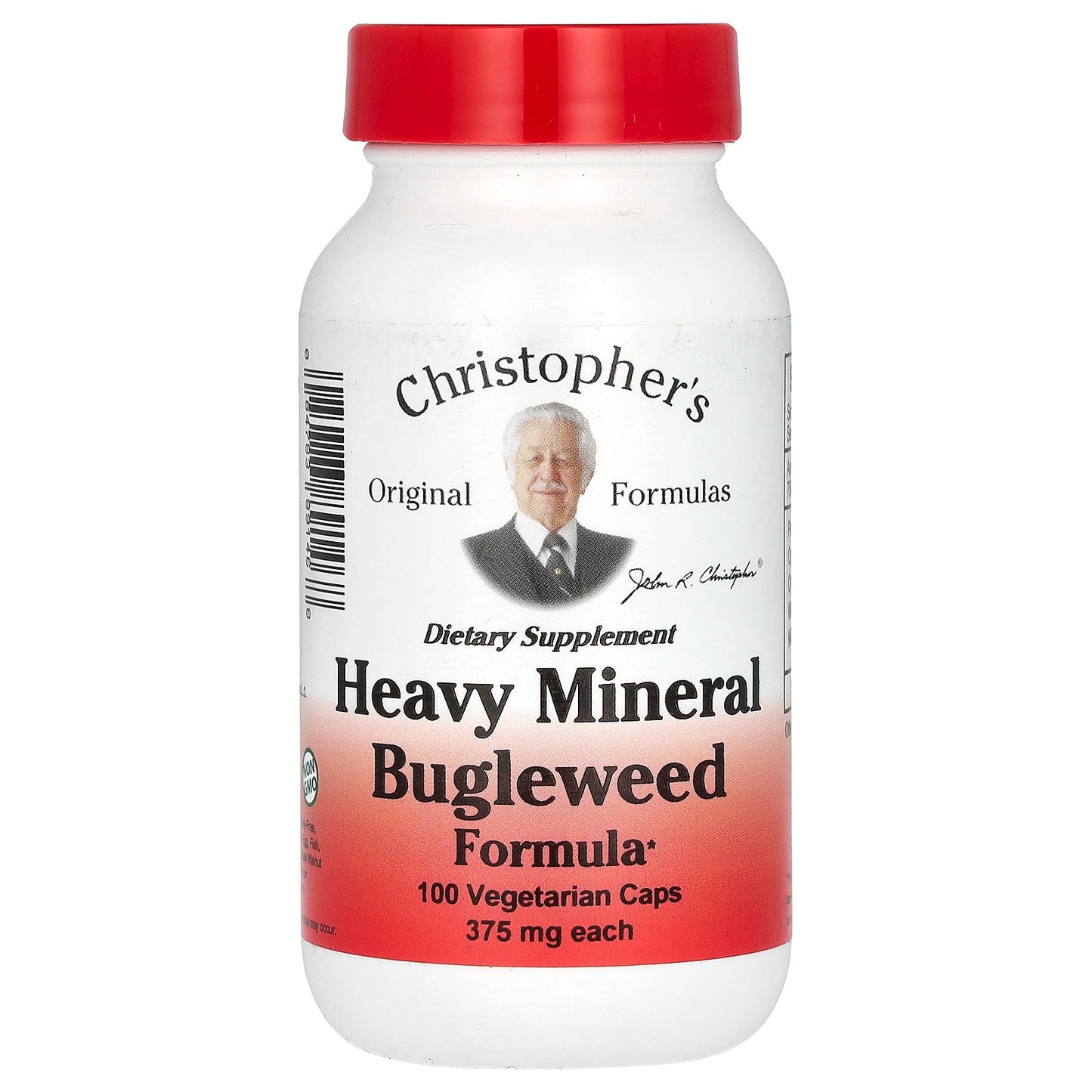 Christopher's Original Formulas, Heavy Mineral Bugleweed Formula, 100 Vegetarian Caps