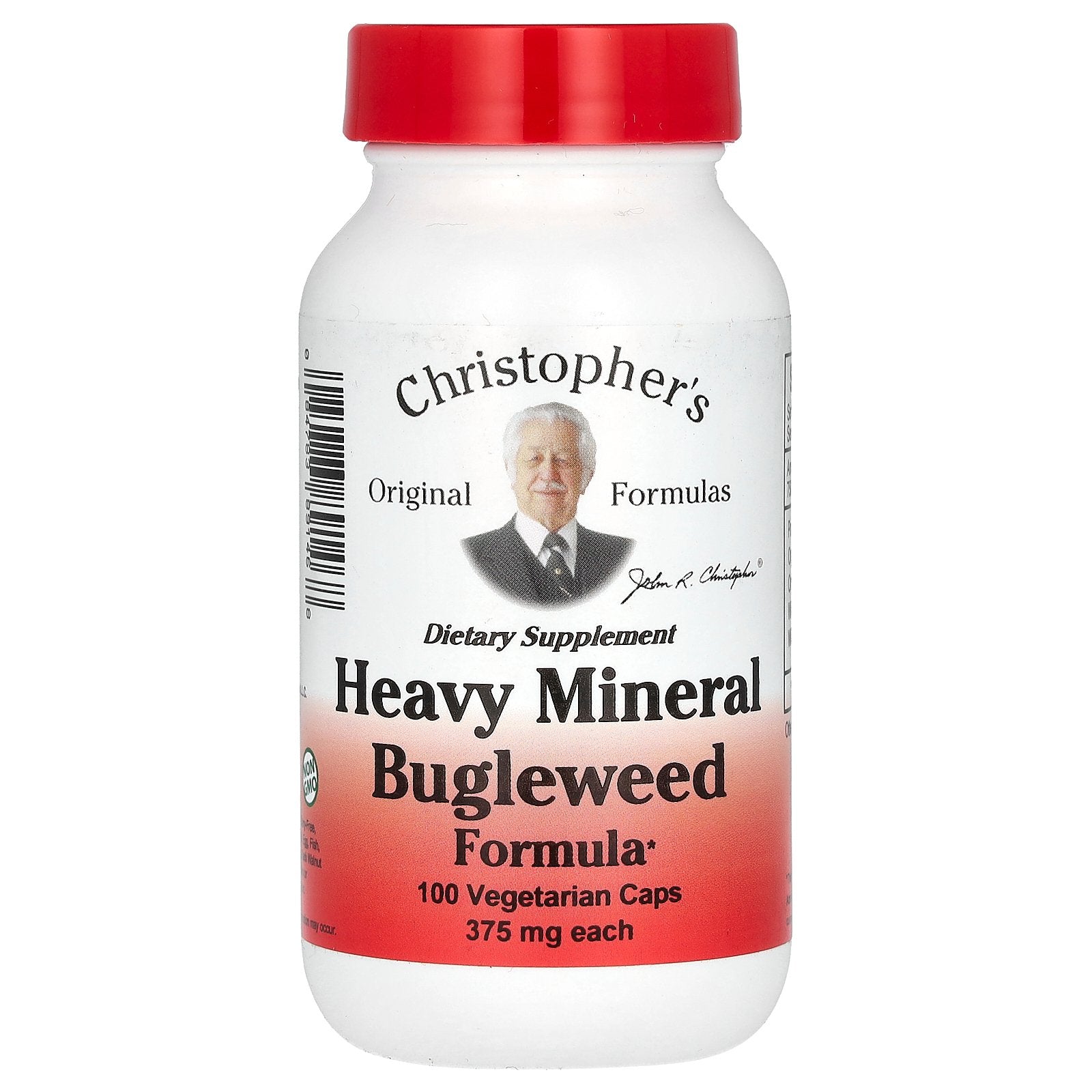 Christopher's Original Formulas, Heavy Mineral Bugleweed Formula, 100 Vegetarian Caps