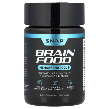 Snap Supplements, Brain Food, 60 Capsules