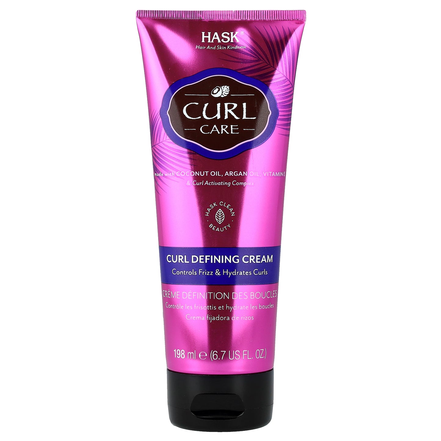 Hask Beauty, Curl Care, Curl Defining Cream, 6.7 fl oz (198 ml)