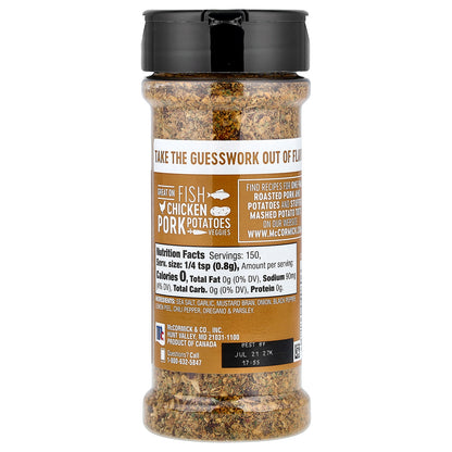McCormick, All Purpose Seasoning, Garlic and Onion + Black Pepper and Sea Salt, 4.25 oz (120 g)
