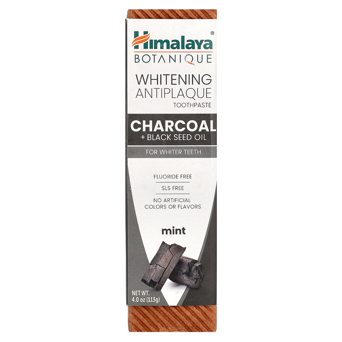 Himalaya, Whitening Antiplaque Toothpaste, Charcoal + Black Seed Oil, Mint , 4 oz (113 g)