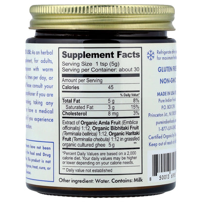 Pure Indian Foods, Organic Triphala Ghee, 5.3 oz (150 g)