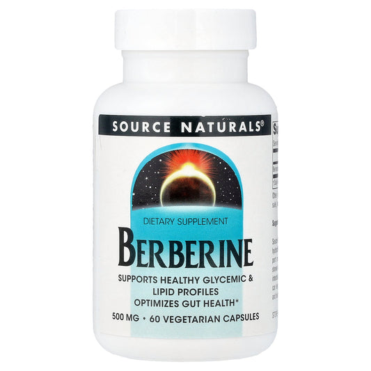Source Naturals, Berberine, 500 mg, 60 Vegetarian Capsules