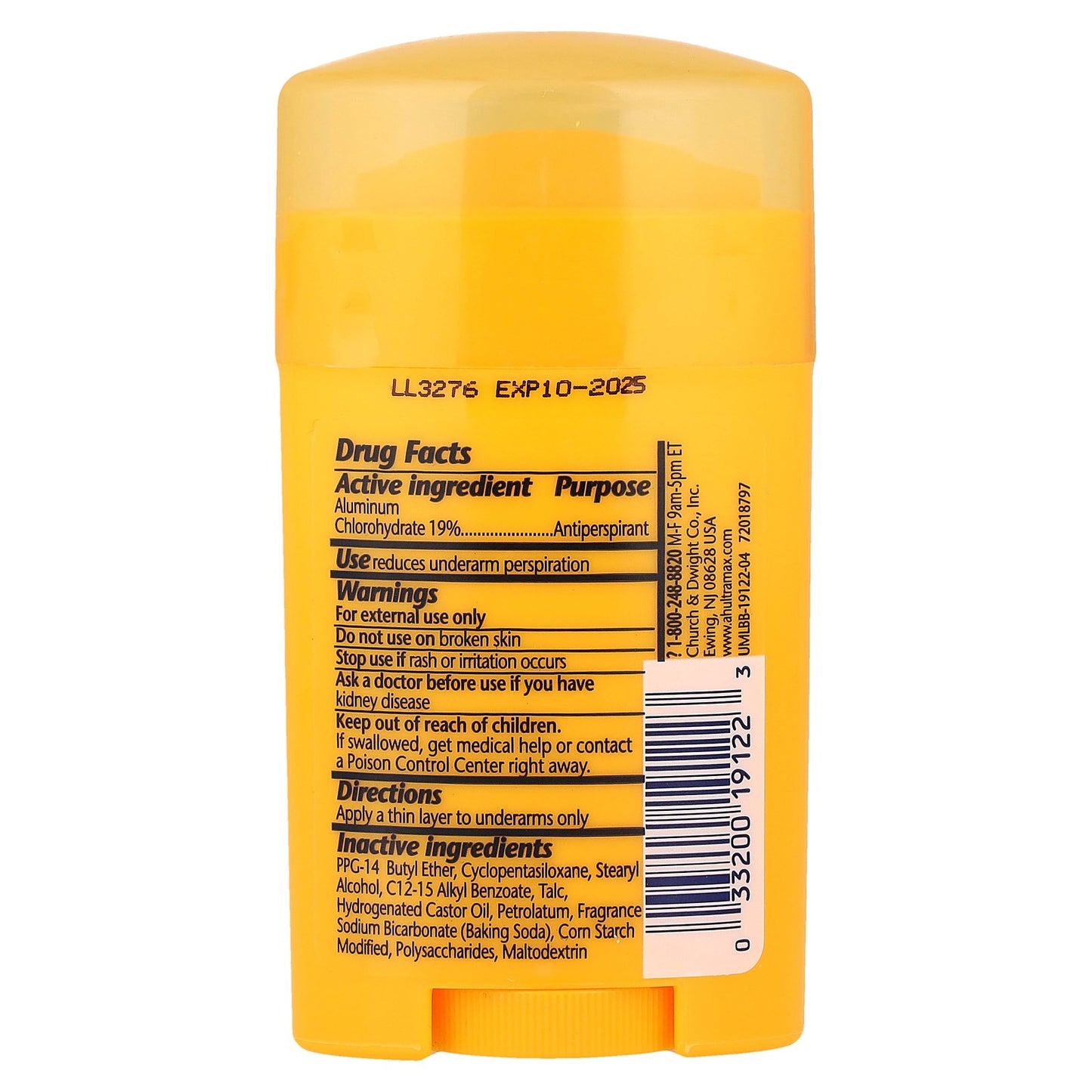 Arm & Hammer, UltraMax™, Antiperspirant Solid Deodorant, Fresh, 1 oz (28 g)