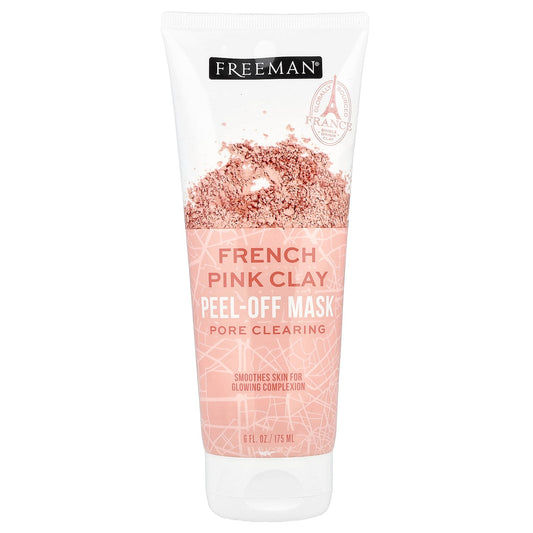 Freeman Beauty, French Pink Clay Peel-Off Beauty Mask, 6 fl oz (175 ml)